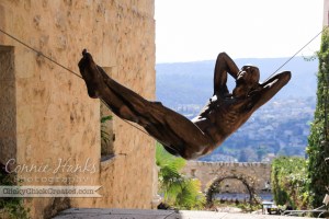 Connie Hanks Photography // ClickyChickCreates.com // sculpture in Saint Paul-de-Vence, Provence, France