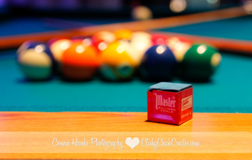 Connie Hanks Photography // ClickyChickCreates.com // Rack 'em! Billiards as Art