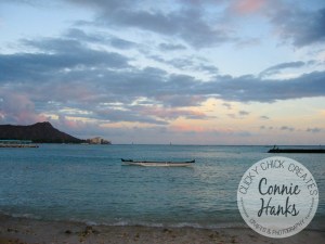 Connie Hanks Photography // ClickyChickCreates.com // horizon photo in Oahu, Hawaii