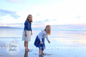 Connie Hanks Photography // ClickyChickCreates.com // family photos at the beach, mother and daughters