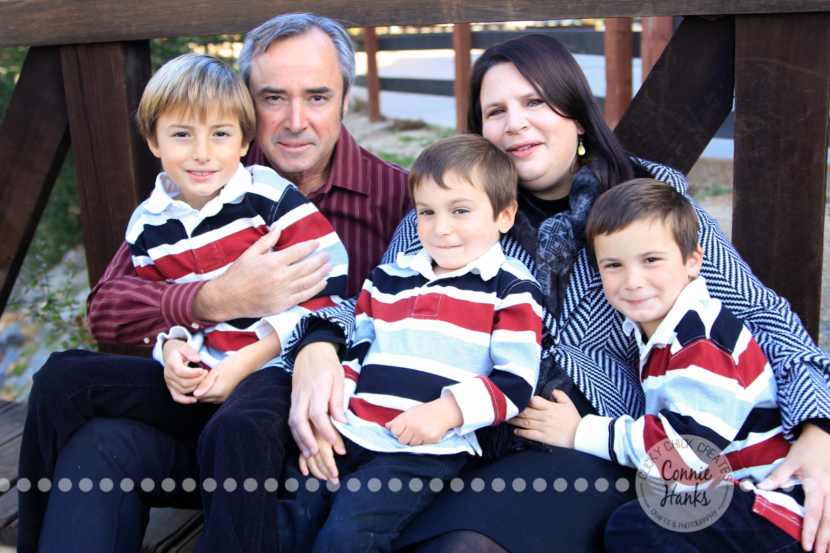 Connie Hanks Photography // ClickyChickCreates.com // M family sneak peek, trains, 3 boys, wreath, Christmas, family photos