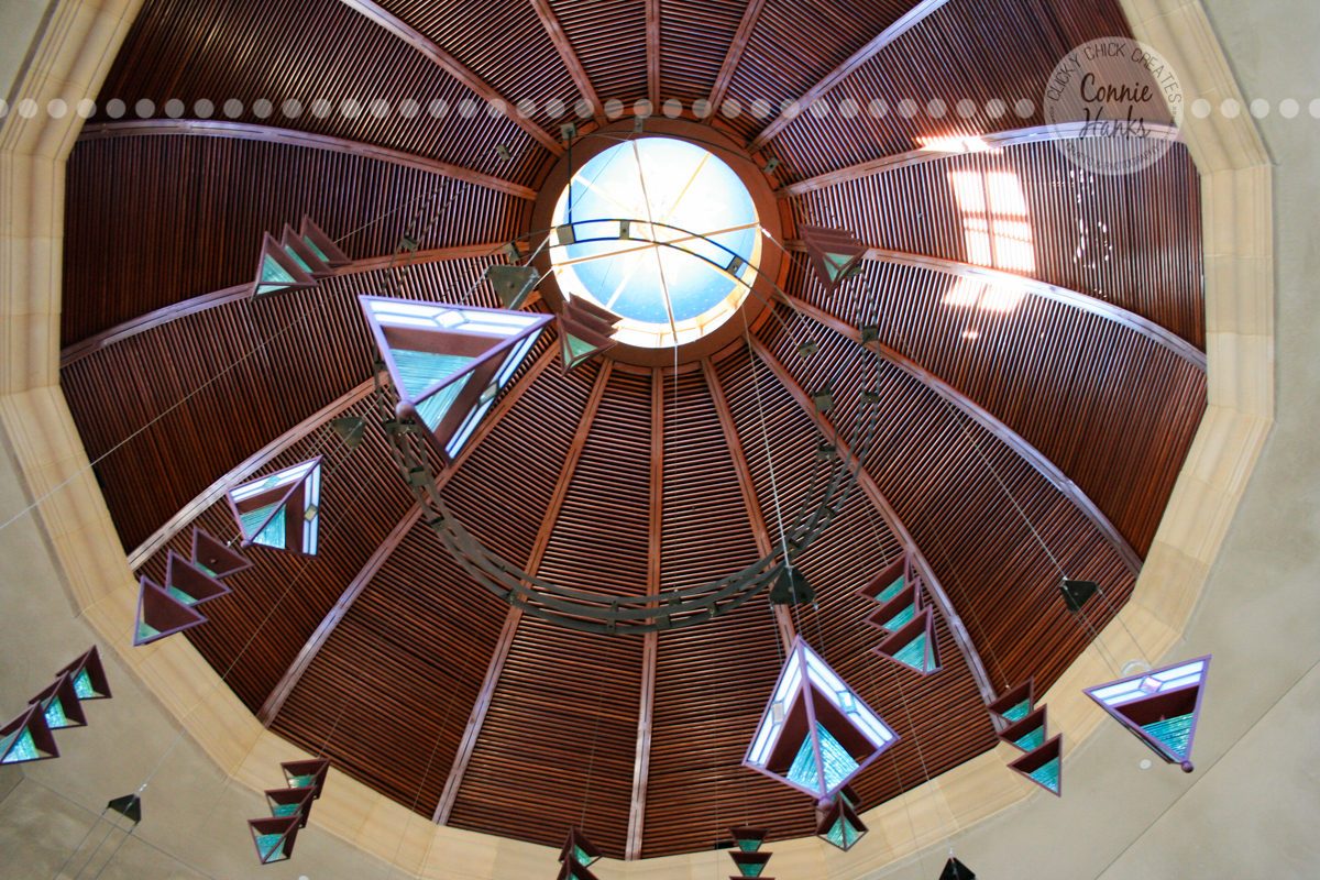 Connie Hanks Photography // ClickyChickCreates.com // dome of church from inside