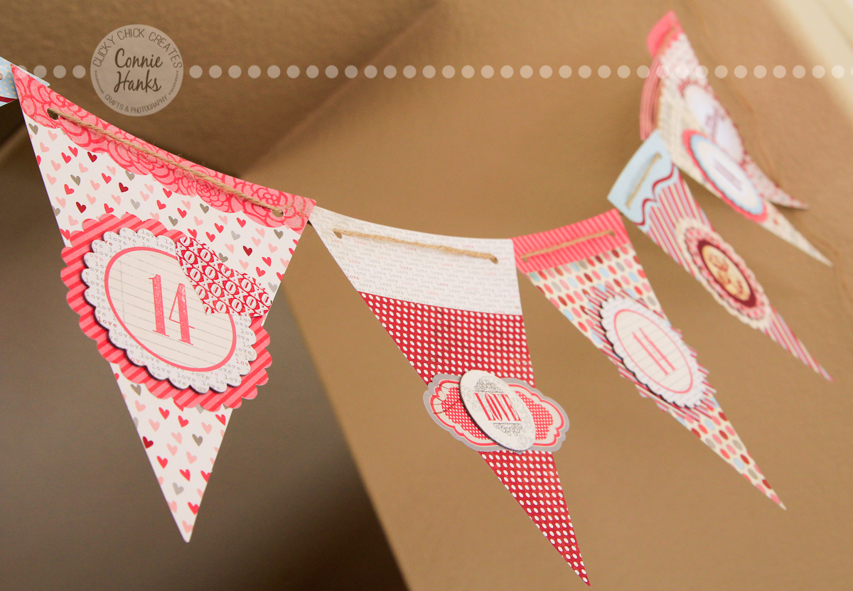 Connie Hanks Photography // ClickyChickCreates.com // Valentine banner, handmade