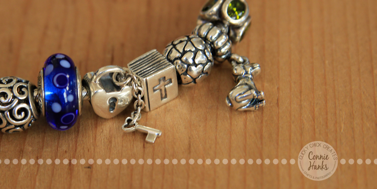 Connie Hanks Photography // ClickyChickCreates.com // Pandora bracelet, key and lock, hearts