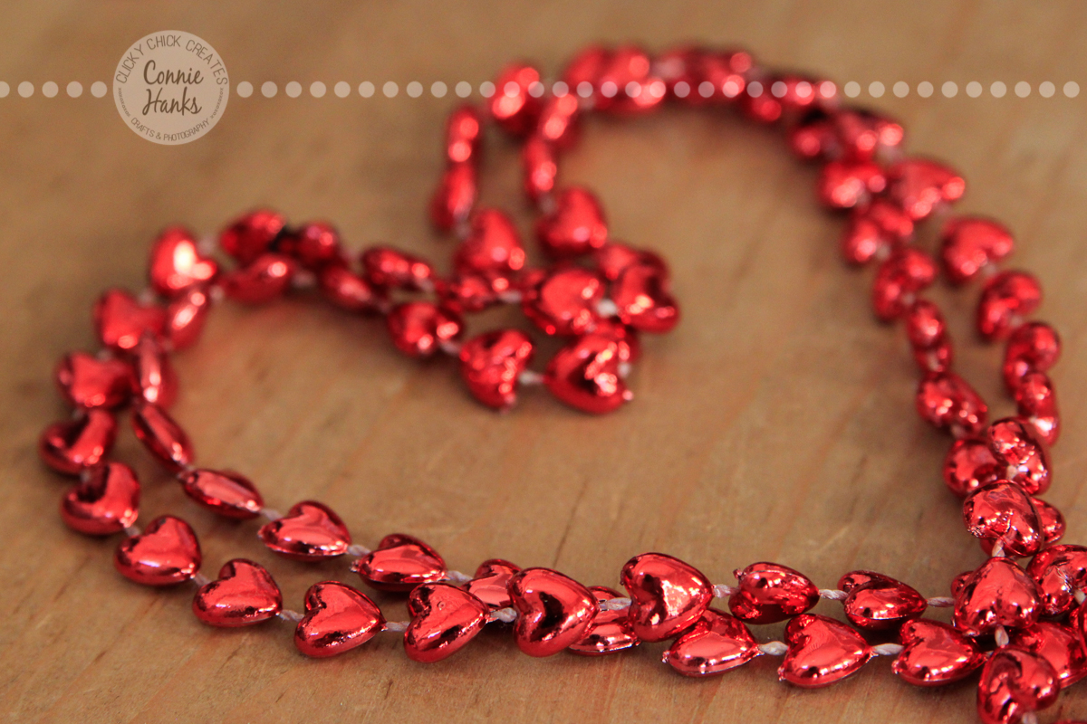 Connie Hanks Photography // ClickyChickCreates.com // heart beads necklace, heart shaped