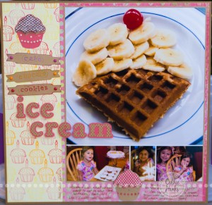 Connie Hanks Photography // ClickyChickCreates.com // stamped and custom made background paper