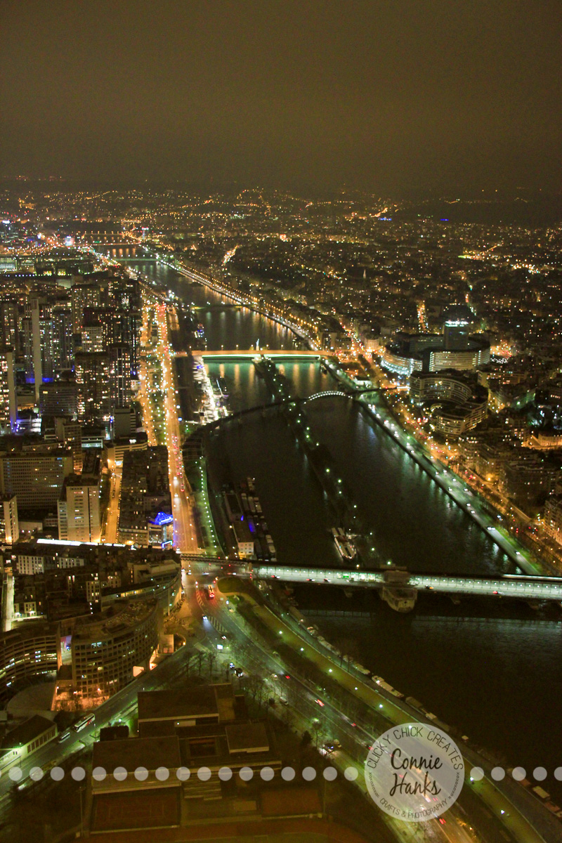 Connie Hanks Photography // ClickyChickCreates.com // view of Paris from top of Eiffel Tower