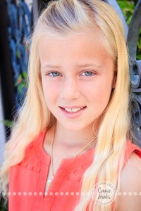 Connie Hanks Photography // ClickyChickCreates.com // Siblings, photos, pre-tween, Balboa Park, spring, peach, blue