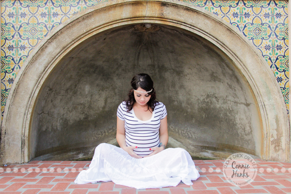 Connie Hanks Photography // ClickyChickCreates.com // Maternity session, baby bump, Balboa Park, family of three growing to four, pregnancy, big sister, baby, couple