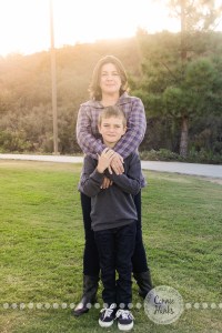 Connie Hanks Photography // ClickyChickCreates.com // Family Photography, park, playground, grass, coordinated family, gray, purple, lavender, lovely