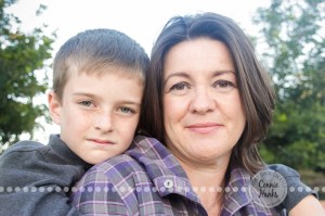 Connie Hanks Photography // ClickyChickCreates.com // Family Photography, park, playground, grass, coordinated family, gray, purple, lavender, lovely