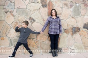 Connie Hanks Photography // ClickyChickCreates.com // Family Photography, park, playground, grass, coordinated family, gray, purple, lavender, lovely
