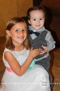 Connie Hanks Photography // ClickyChickCreates.com // Baja wedding, pink, turquoise, head wreath, cake, roses, lanterns, toast, kids, flower girls, ring bearers,