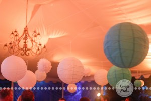 Connie Hanks Photography // ClickyChickCreates.com // Baja wedding, pink, turquoise, head wreath, cake, roses, lanterns, toast, kids, flower girls, ring bearers,