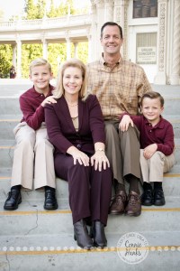 Connie Hanks Photography // ClickyChickCreates.com // Family of four, photo session, sons, parents, Balboa park, boys