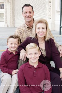 Connie Hanks Photography // ClickyChickCreates.com // Family of four, photo session, sons, parents, Balboa park, boys