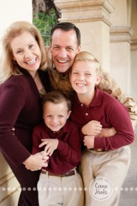 Connie Hanks Photography // ClickyChickCreates.com // Family of four, photo session, sons, parents, Balboa park, boys