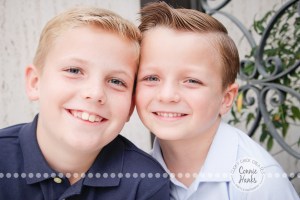 Connie Hanks Photography // ClickyChickCreates.com // Family of four, photo session, sons, parents, Balboa park, boys