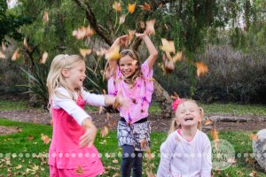 Connie Hanks Photography // ClickyChickCreates.com // Family photography, San Diego, daughters, sisters, dog, O Family, pink