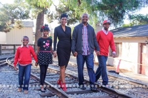 Connie Hanks Photography // ClickyChickCreates.com // Family photography, San Diego, F Family, Old Poway Park, train tracks, rustic, park