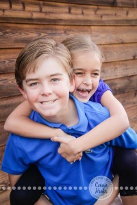 Connie Hanks Photography // ClickyChickCreates.com // Family photography at Old Poway Park, poses, kids, siblings, brother, sister, rustic, park,