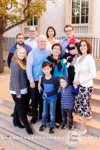 Connie Hanks Photography // ClickyChickCreates.com // Multi-generation family photo session at Balboa Park, San Diego, CA
