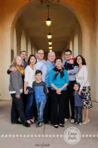 Connie Hanks Photography // ClickyChickCreates.com // Multi-generation family photo session at Balboa Park, San Diego, CA