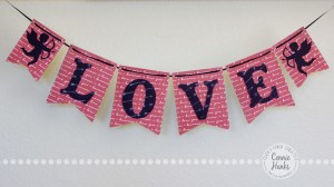 Connie Hanks Photography // ClickyChickCreates.com // Valentine Banner, Etsy, heart, cupid, xoxo, be mine, amour, amor, amore, kisses, love, fall in love