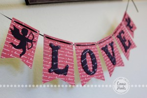 Connie Hanks Photography // ClickyChickCreates.com // Valentine Banner, Etsy, heart, cupid, xoxo, be mine, amour, amor, amore, kisses, love, fall in love