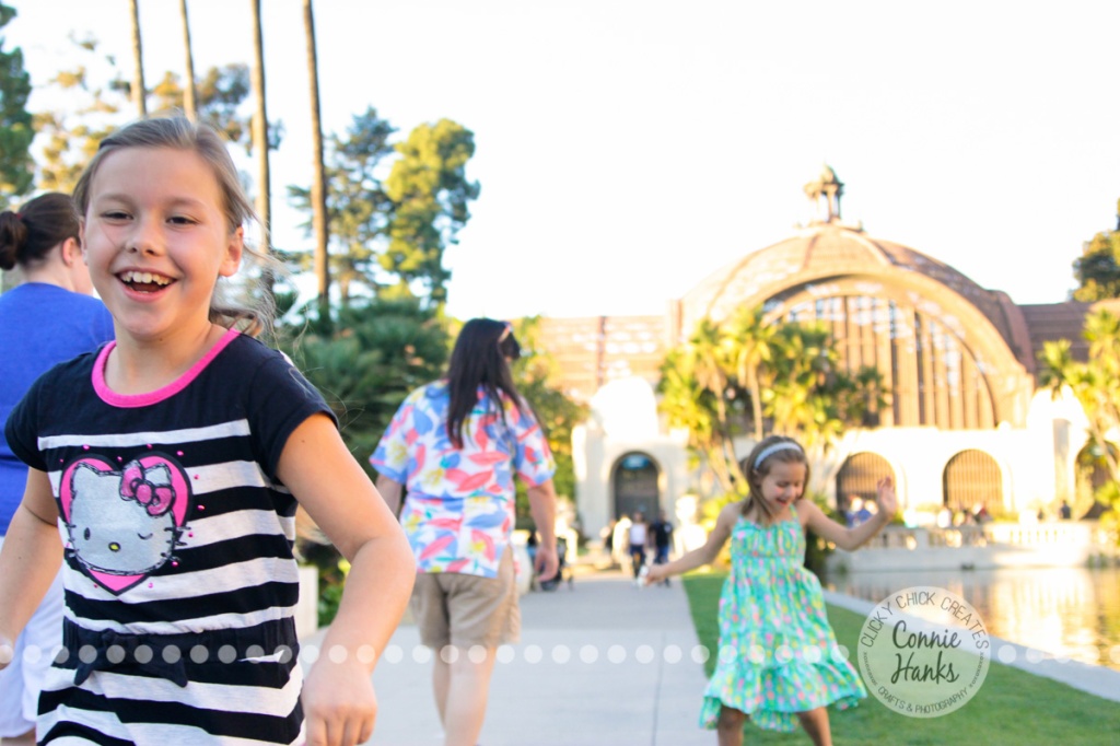 Connie Hanks Photography // ClickyChickCreates.com // beautiful, spirited daughters, sisters, Balboa Park, San Diego, CA