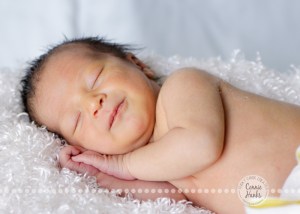 Connie Hanks Photography // ClickyChickCreates.com // baby boy newborn photo session - sleeping baby