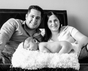 Connie Hanks Photography // ClickyChickCreates.com // baby boy newborn photo session - sleeping baby