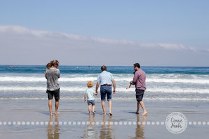 Connie Hanks Photography // ClickyChickCreates.com // San Diego family photo session, beach family photos, multi-generational, extended family, large family