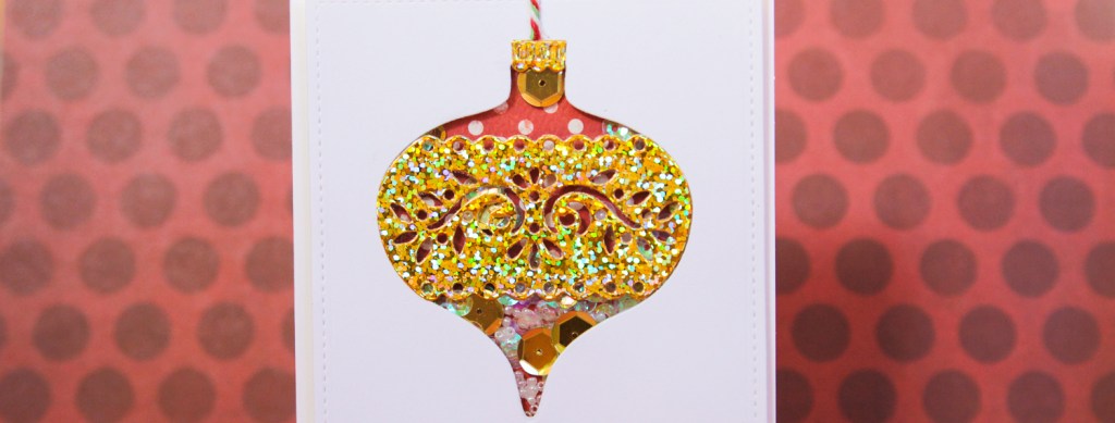 Make It Monday // Top Dog Dies Christmas Shaker Card