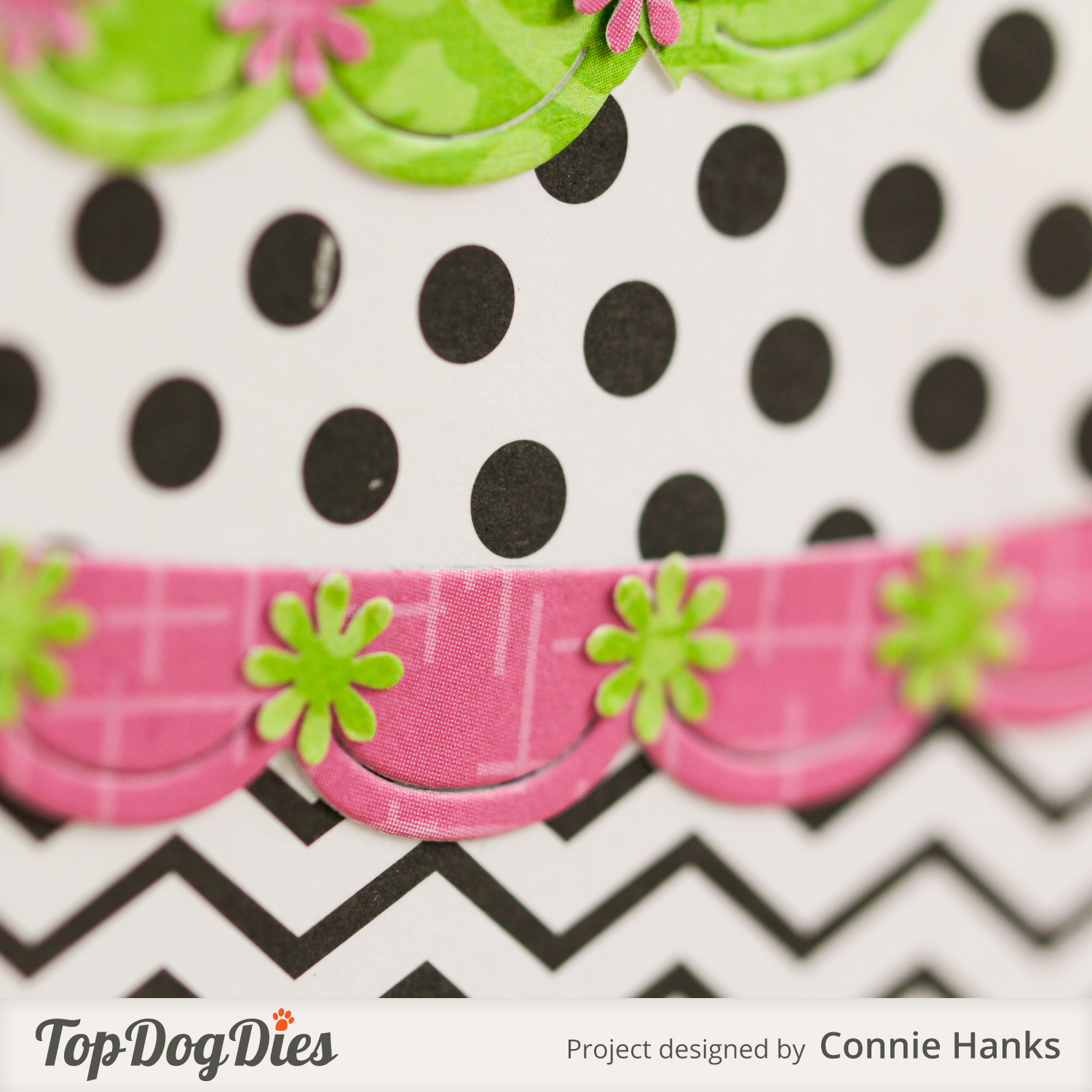 Connie Hanks Photography // ClickyChickCreates.com // Cake birthday card using Top Dog Dies, Alice in Wonderland birthday cake card