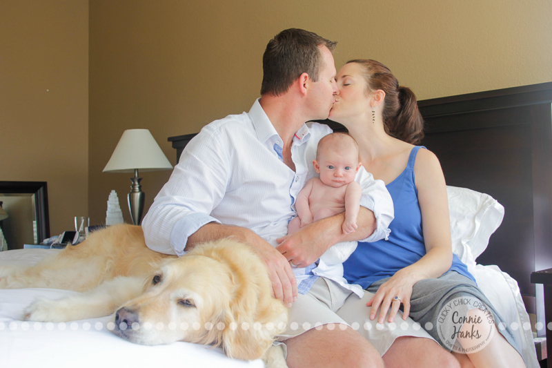 Connie Hanks Photography // ClickyChickCreates.com // San Diego newborn photography, family photo session, family photography, baby boy