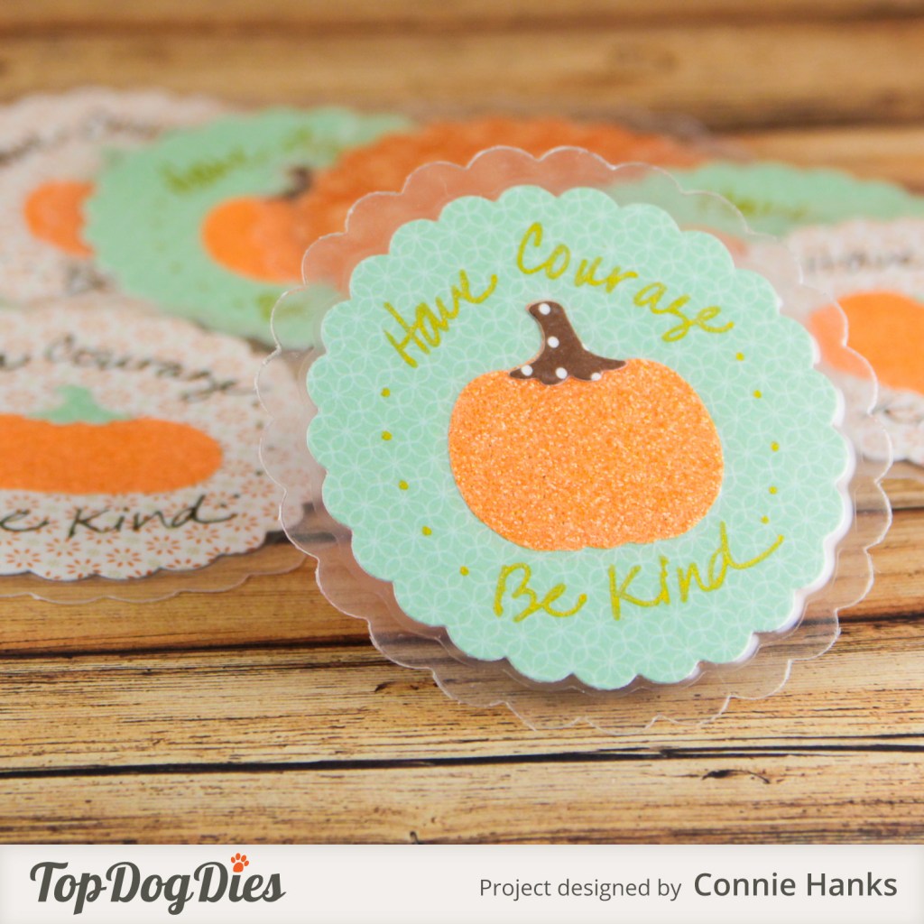 Connie Hanks Photography // ClickyChickCreates.com // Pumpkin love notes, have courage and be kind, quote, inspirational, Cinderella, Top Dog Dies