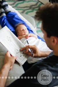 Connie Hanks Photography // ClickyChickCreates.com // San Diego newborn photography, family photo session, family photography, baby boy