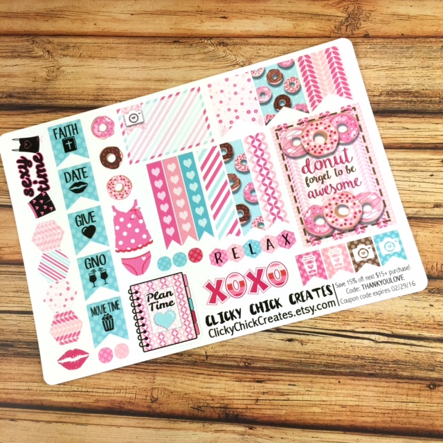 Make It Monday // Donut Planner&nbsp;Stickers!