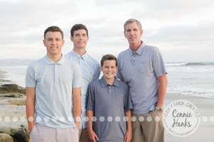 Connie Hanks Photography // ClickyChickCreates.com // family beach photos, San Diego family photography, family photo session, family photography, beach photography, brothers, sons, siblings, silhouette