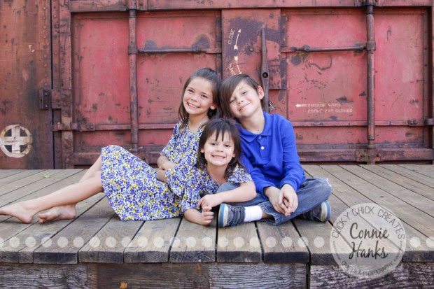 Connie Hanks Photography // ClickyChickCreates.com // family photos, sibling photos, sibling poses, San Diego family photography, family photo session, family photography, rustic park photography, brothers, sisters, siblings