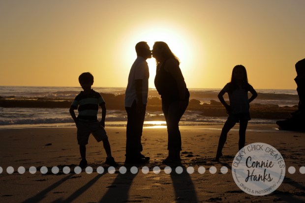 Connie Hanks Photography // ClickyChickCreates.com // family photos, San Diego family photography, family photo session, beach photography, beach sunset photography