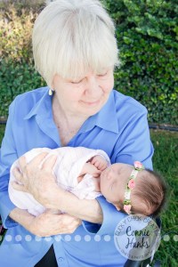 Connie Hanks Photography // ClickyChickCreates.com // newborn, baby photos, San Diego newborn photography, family photo session, family photography, baby girl, newborn girl, family, multi-generation family, extended family