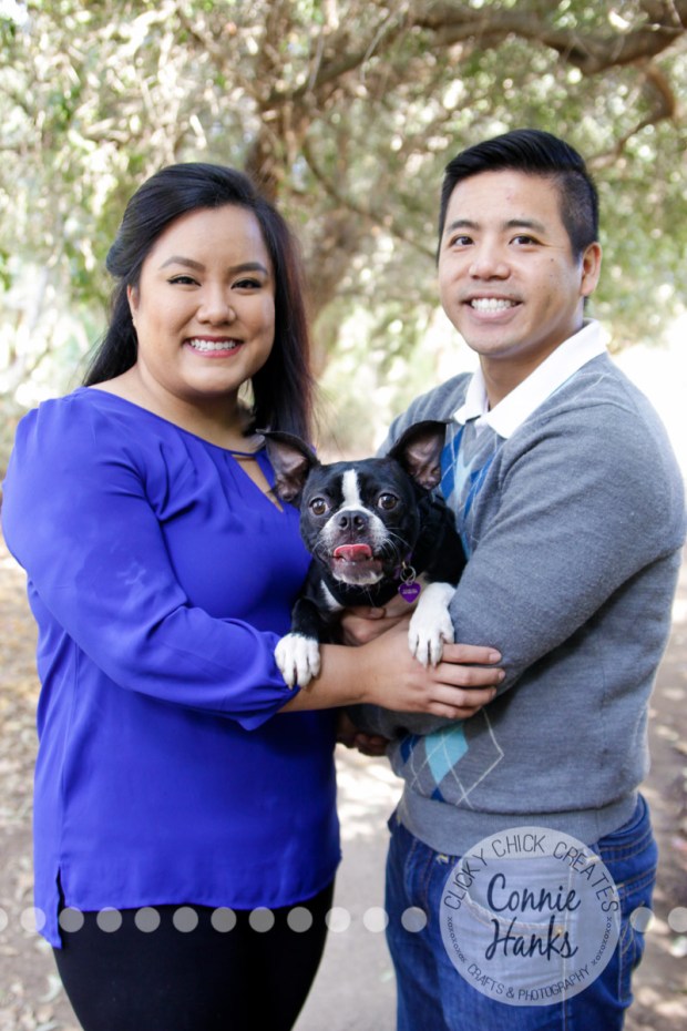 Connie Hanks Photography // ClickyChickCreates.com // family photos, San Diego family photography, family & pet photo session, rustic park photography, pet photography