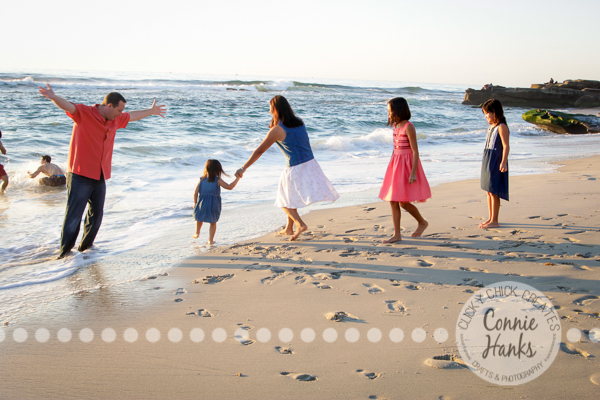 Connie Hanks Photography // ClickyChickCreates.com // family photos, San Diego family photography, sibling photos, beach photography, beach sunset photography, silhouettes