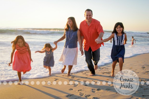 Connie Hanks Photography // ClickyChickCreates.com // family photos, San Diego family photography, sibling photos, beach photography, beach sunset photography, silhouettes