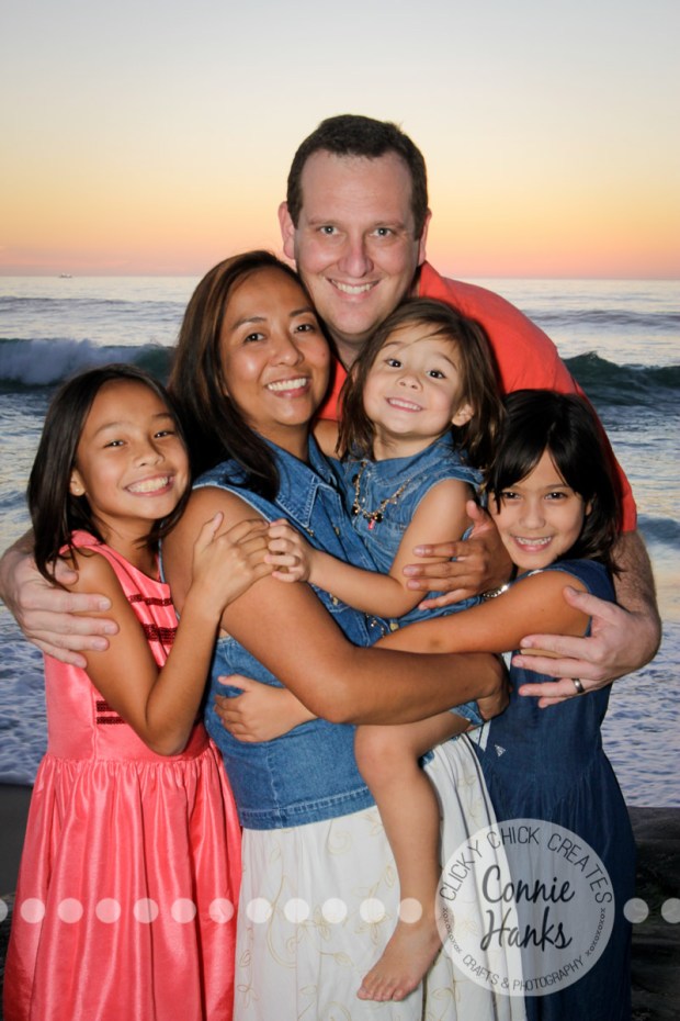 Connie Hanks Photography // ClickyChickCreates.com // family photos, San Diego family photography, sibling photos, beach photography, beach sunset photography, silhouettes