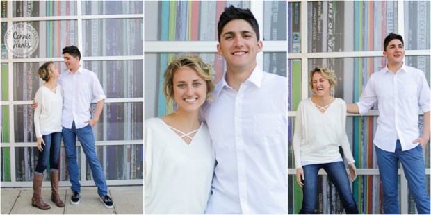 Connie Hanks Photography // ClickyChickCreates.com // family photos, San Diego family photography, family photo session, family photography, siblings, colorful doors, Little Italy, urban landscape, cityscape