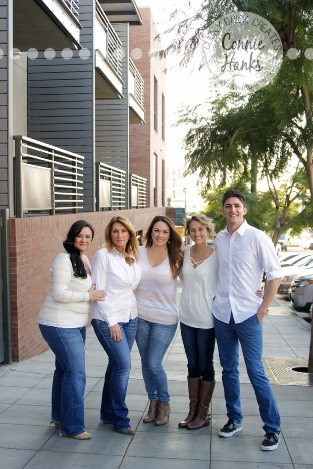 Connie Hanks Photography // ClickyChickCreates.com // family photos, San Diego family photography, family photo session, family photography, siblings, colorful doors, Little Italy, urban landscape, cityscape