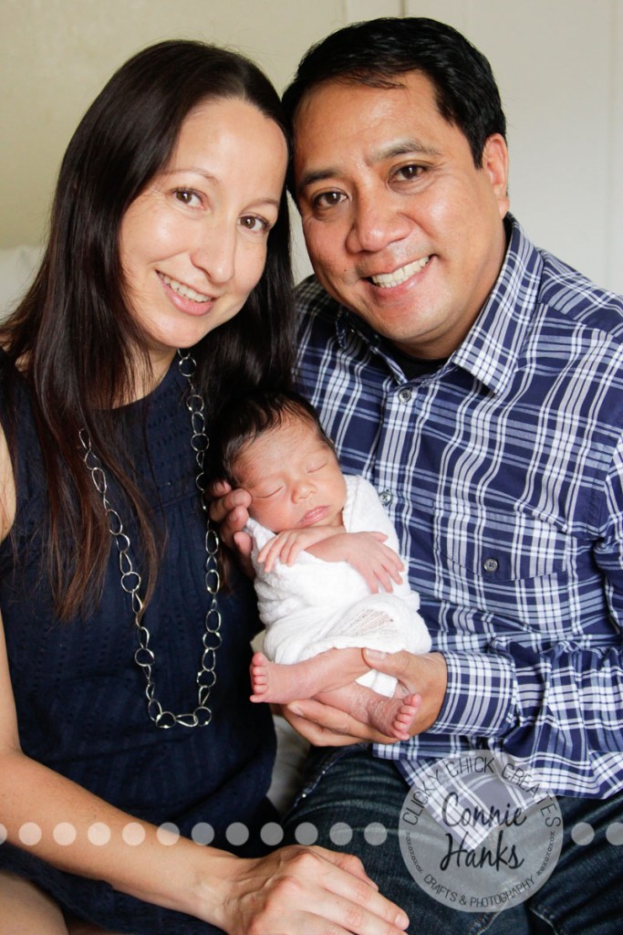 Connie Hanks Photography // ClickyChickCreates.com // newborn photography, baby photos, newborn boy, San Diego newborn photography, family photo session, family photography, baby boy, family